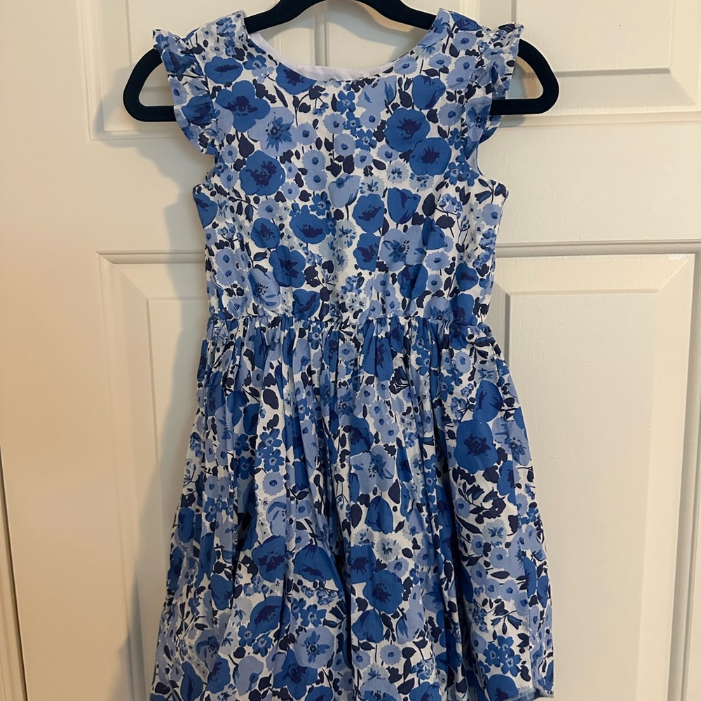 Tahari Blue Floral Kids Dress